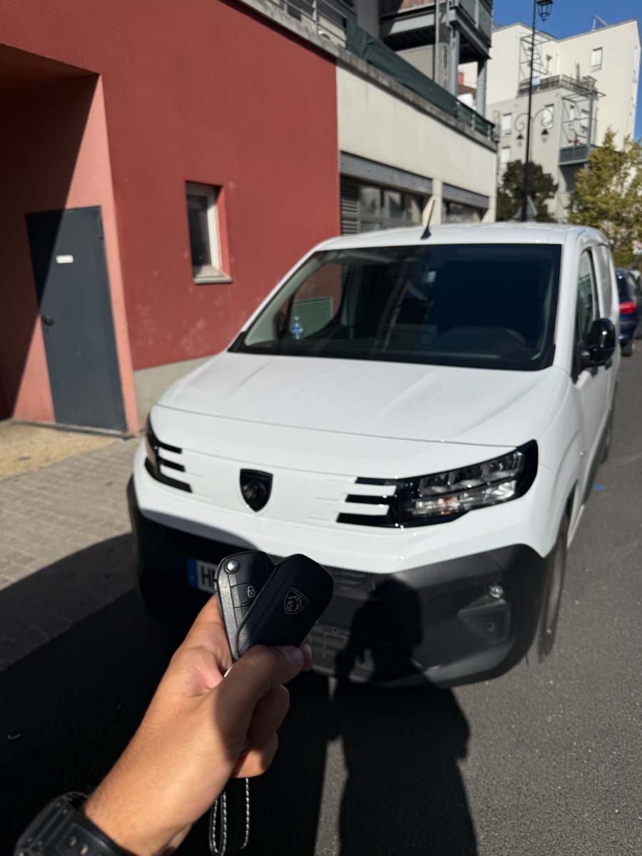 Télécommande de Peugeot Partner refaite à Ivry-sur-Seine